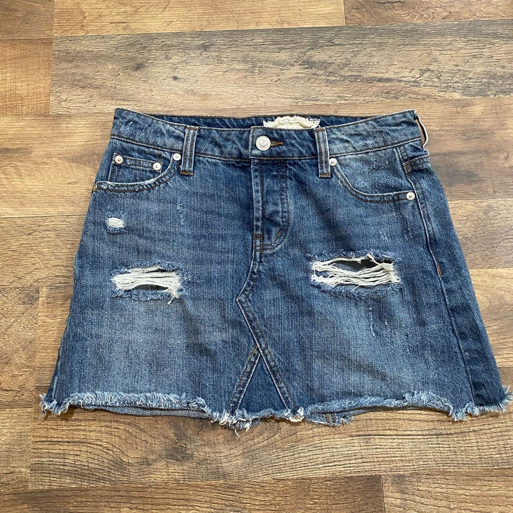 Altar’d State Denim Mini Skirt (XS)